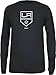 NHL Los Angeles Kings Men's Jersey Crest Long Sleeve Tee, Large, Black