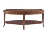 Stanley Furniture Hudson Street Warm Cocoa Oval Cocktail Table