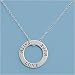 Sterling Silver Necklace - Fatith Love Hope - Charm Size: 23mm - Length: 16'', 18'', 20''