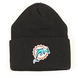 Miami Dolphins Classic Cuffed Knit Hat - Black