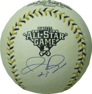 Jermaine Dye Signed Official 06 All Star Baseball