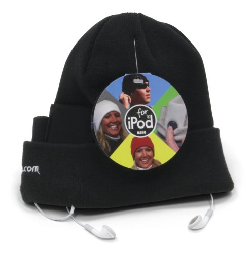 iXoundWear Knit Cap for iPod Nano - Black