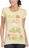 Hello Kitty Juniors' Crocodile Tee,Sunshine Stripe,Small