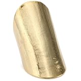French Connection 70s Luxe Brushed Metal Statement 