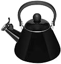 Le Creuset Kone Kettle with Whistle, Black, 1.6 Litre