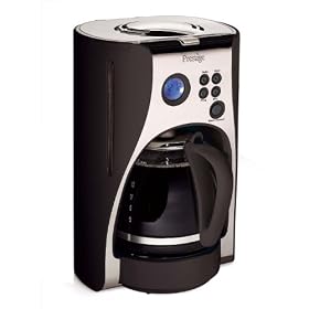 Prestige Deco Digital Coffee Maker,  1.5 Litre, Black