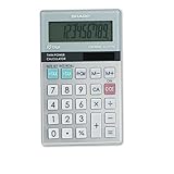 Sharp El-377mb Business/Handheld Calculator 10-Digit Lcd Display Sleek Glas ....