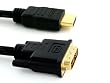 Premium HDMI to DVI Cable Gold 2 Metre