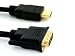 Premium HDMI to DVI Cable Gold 2 Metre
