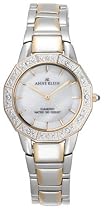 AK Anne Klein Women's Diamond Accented Two-Tone Round Watch #108673MPTT