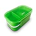 Effiliv Bento Box Lunch Boxes - Food Containers Stackable - Green