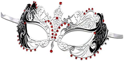 Luxury Mask Women's Laser Cut Metal Venetian Pretty Masquerade Mask