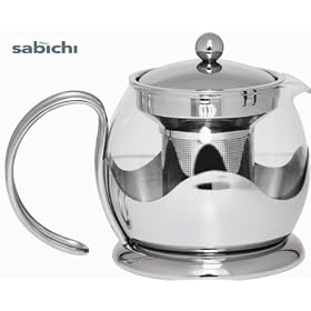 Sabichi 750ml Glass Teapot With Infuser