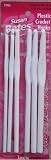 Susan Bates Luxite Plastic Crochet Hook Set-Sizes F, G, H, I, J, K