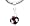 Birthstone Spacer Bead Charm (January Dangle Garnet)