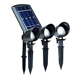 IMAGE OF Yards and Beyond Premium High Output Floodlight Set With Remote Solar Panel (SPS1P2BKPK3)