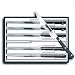 Kitchen & Housewares : RH Forschner by Victorinox 6-Piece 5-Inch Wavy Edge Steak Knife Set, Black POM Handles
