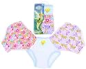 Tinkerbell Kids Girls Briefs 3 Pack Of Underwear Panties