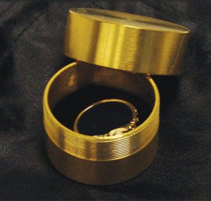 New Brass Magic Ring Casket Box