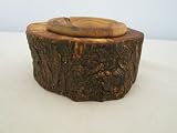 from ARTISIANA Natural Olive Wood carving Ashtray Bowl/tray/ Smokeless Model ASN7