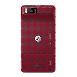 Amzer Luxe Argyle Skin Case for Motorola Droid X MB810 – Red