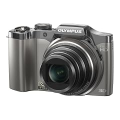 Olympus SZ-30MR Digitalkamera (16 Megapixel, 24-fach opt. Zoom, 7,6 cm (3 Zoll) Display, bildstabilisiert) silber
