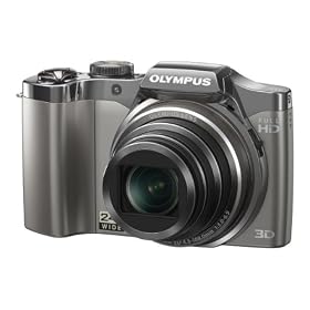 Olympus SZ-30MR Digital Camera - Silver (16MP, 24x Wide Optical Zoom) 3.0 inch LCD