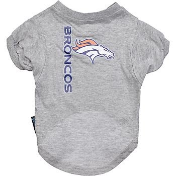 Hunter Denver Broncos Team Pet T-Shirt Medium