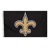 NFL New Orleans Saints Logo Only 3-by-5 Feet Flag with Grommetts