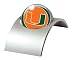 Miami Hurricanes Spinning Desk Clock