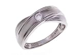 14K White Gold Ladies Diamond Ring
