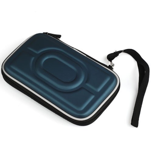 Portable 2.5 Ide/sata HDD Hard Drive Disk Storage Box Case Carrying Ca0se Pouch bag Protection (Blue)