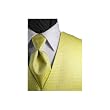 Tuxedo Vest - Venetian Collection Lemon with Coordinating Windsor Band Tie