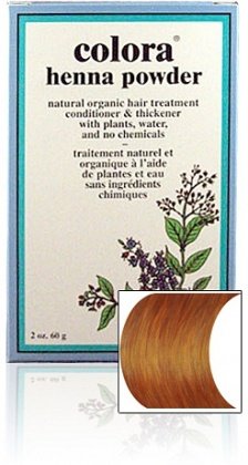 Colora Henna Powder Hair Color Light Brown 2oz (2 Pack)