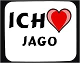 Produkt-Bild: Mauspad mit Ich liebe Jago Dekoration