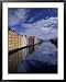 Historic Warehouses in Morning, Trondheim, Norway Framed Art Poster Print by Walter Bibikow, 31x39