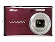 Nikon Coolpix S610 10MP Digital Camera with 4x Optical Vibration Reduction (VR) Zoom (Deep Red)