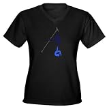 Hanging Perch Merchandise Women's V-Neck Dark T-Sh Gymnastics Women's V-Neck Dark T-Shirt by CafePress