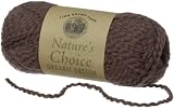 Lion Brand Yarn 480-125G Nature's Choice Organic Cotton Yarn, Walnut