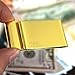 Y&G MC1042 In Bulking Presents Gold Mirror Stainless Steel Triple Folding Money Clip World Wide Presents Idea