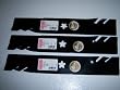 Set of 3, Gator Mulcher 3-in-1 Blade to Replace the 163819/152443/170698/176084/145708 Blade Used on 46" Decks, Craftsman, Poulan Pro, Husqvarna.