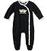Juicy Couture Baby Girls' Velour Coverall, Black, 0-3 Months