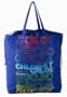See By Chloe Rainbow Oversized Tote Bag (Indigo)