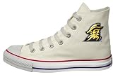 Converse Chuck Taylor All Star Hi Top Unbleached White Appalachian State University Mascot Canvas