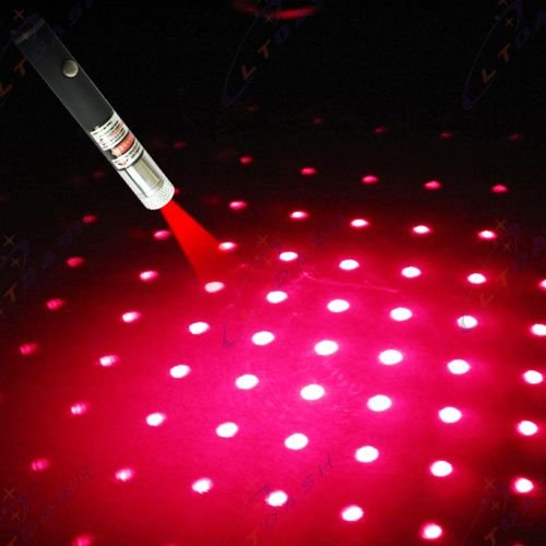 2 in 1 650nm 5mw Red Laser Pointer Pen Star Cap Beam Light
