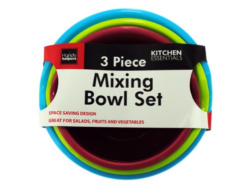 3 Pack Mixing Bowl Set - Case of 8