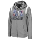 NFL Women's New York Giants Super Bowl XLVI Champions Full Zip Hooded Sweatshirt (Grey, Medium)