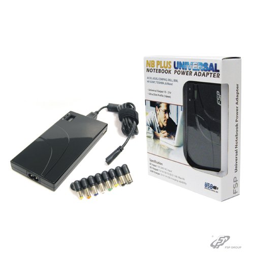 NB PLUS 65 WATT Universal Notebook PC Laptop AC Power Adapter for ACER, ASUS, SONY, TOSHIBA, HITACHI COMPAQ, HP, TWINHEAD, BENQ, MEDION MSI and more