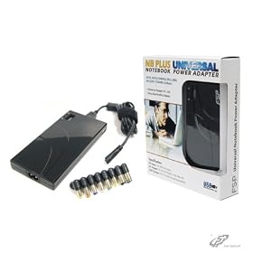 NB PLUS 65 WATT Universal Notebook PC Laptop AC Power Adapter for ACER, ASUS, SONY, TOSHIBA, HITACHI COMPAQ, HP, TWINHEAD, BENQ, MEDION MSI and more