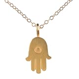 Hamsa Trust Modern Word Necklace